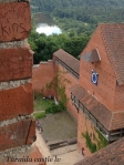 Turaida medieval castle, on the opposite bank Gauja river from Sigulda Lv, July 13, 2013